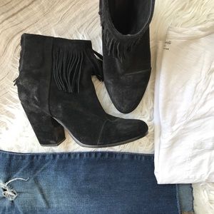 Rag & Bone Newbury booties with fringe